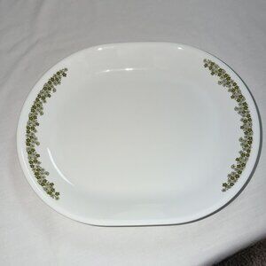 Corelle Crazy Daisy Spring Blossom Platter 12x10 Vintage 70s USA
